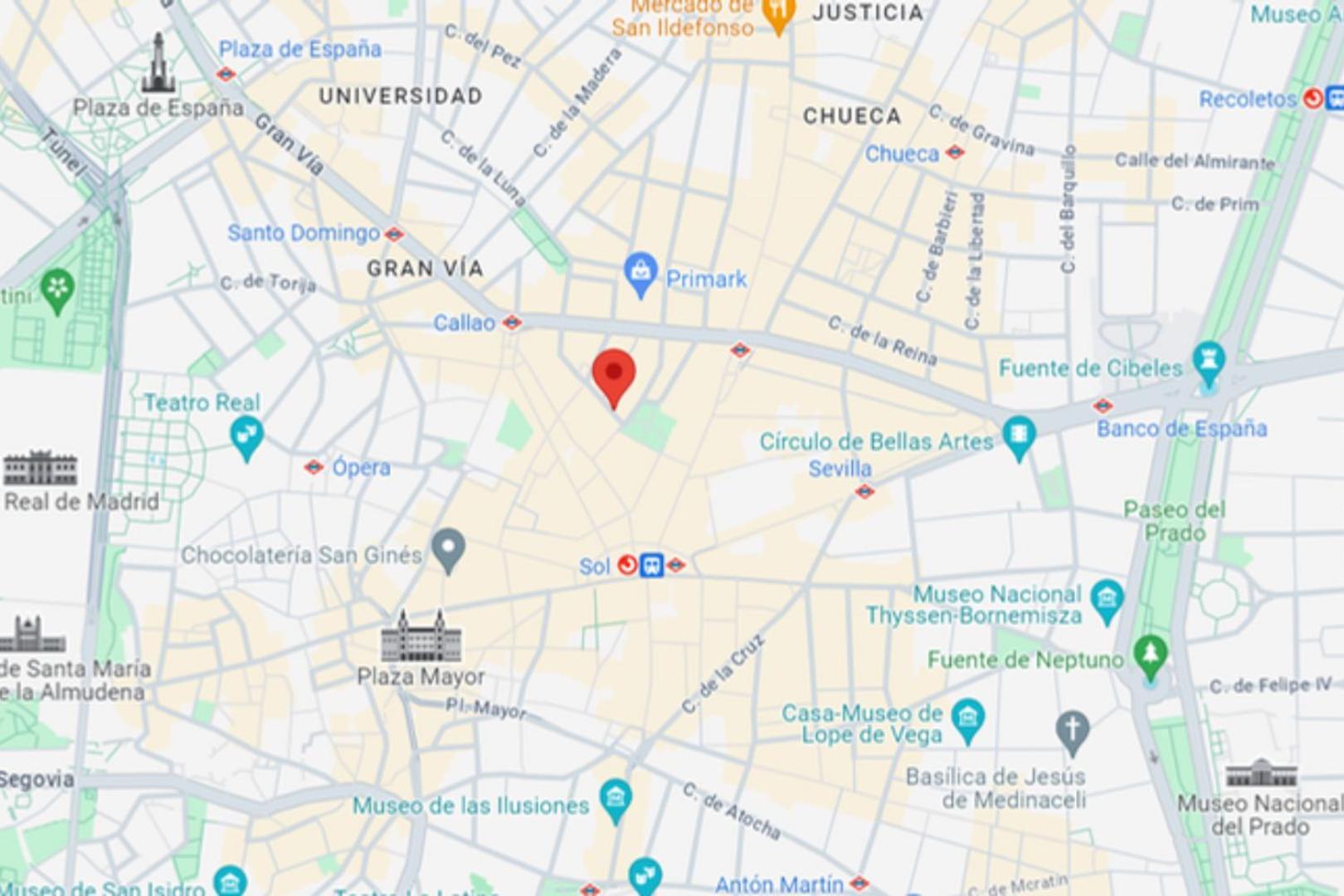 Fancy Apt Para 4Px En La Plaza Del Carmen-Gran Via E2 Madrid Luaran gambar